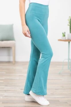 Dusty Teal High Waist Flare Yoga Pants 8 Dusty Teal High Waist Flare Yoga Pants -Staccato Shop 3D4A8703 a9a0161e befe 4f3d 8b94 68374eb1f8c9