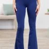 Navy High Waist Flare Yoga Pants -Staccato Shop 3D4A8711 195eaf0e 3494 4baa 9f53 7d01028b0df7