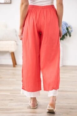 Coral And White Pull On Pants 10 Coral And White Pull On Pants -Staccato Shop 3D4A8729 05b7499e c68b 4549 96db 292138f76a88