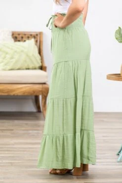 Sage Smocked Waist Tiered Maxi Skirt -Staccato Shop 3D4A8767 afa7e9e7 34d5 44b1 bd4c dd6bdb07184e
