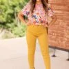 Mustard Skinny Fit High Rise Pants 2 Mustard Skinny Fit High Rise Pants -Staccato Shop 3D4A8949 d5d6af54 2990 4421 b186 026961648808