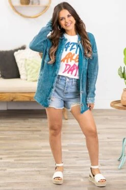 Teal Washed Ribbed Shacket -Staccato Shop 3D4A8956 2752d7f0 f958 4284 99f9 fc714e29e130