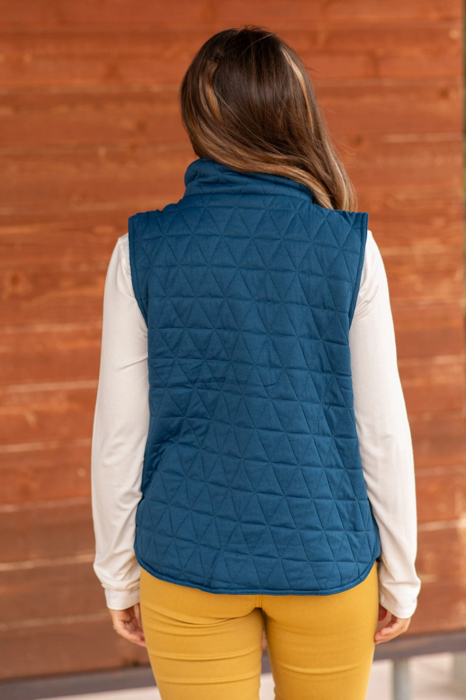 STACCATO Teal Quilted Vest 6 STACCATO Teal Quilted Vest - Image 4