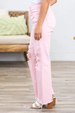 Risen Blush Washed Straight Leg Jeans -Staccato Shop 3D4A9100 175447a0 691f 4fa5 b570 4be5ca171d8f