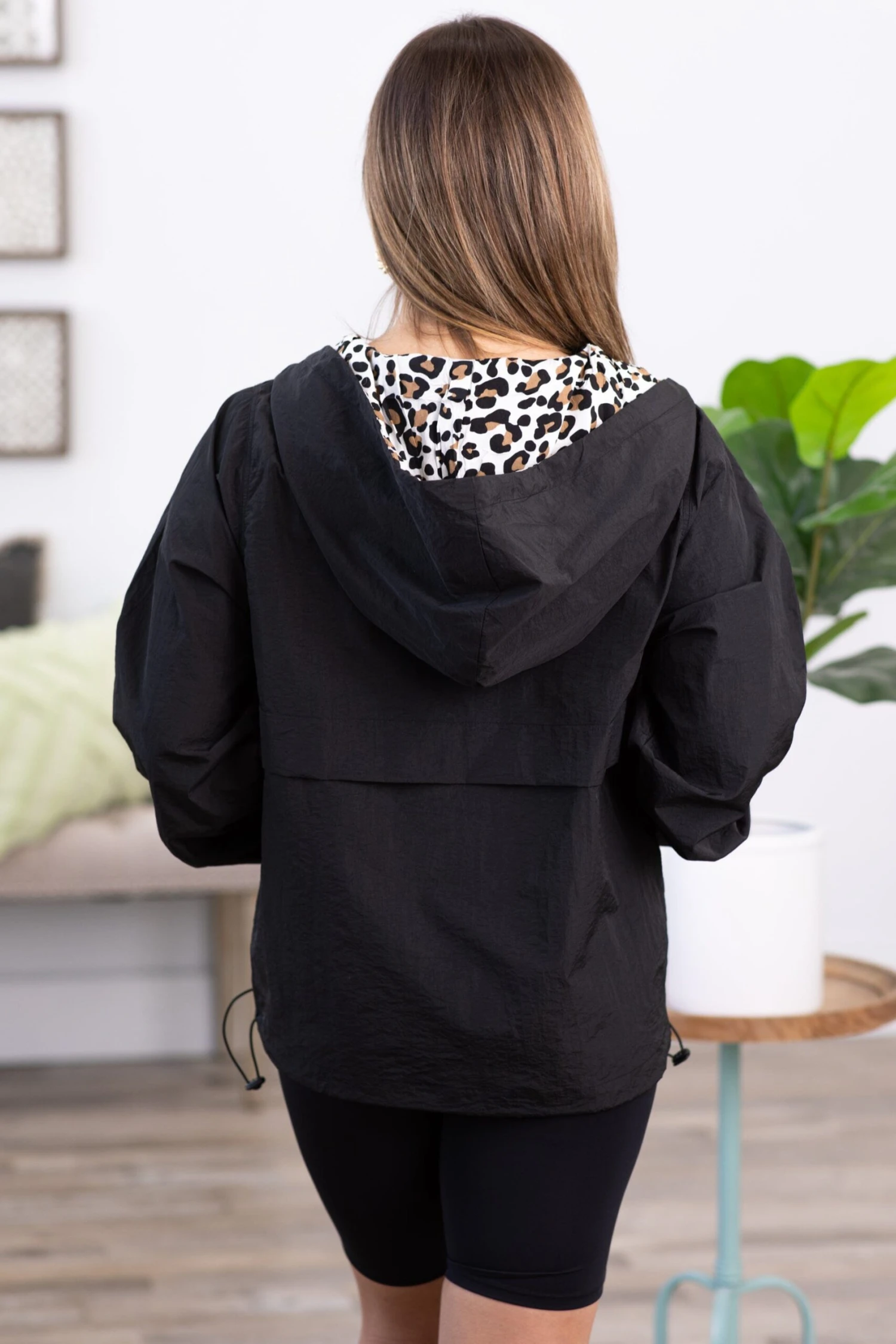 Black Windbreaker Pullover Jacket 6 Black Windbreaker Pullover Jacket - Image 4