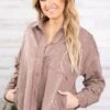 Mocha Bleach Splatter Knit Jacket 1 Mocha Bleach Splatter Knit Jacket -Staccato Shop MochaBleachSplatterKnitJacket