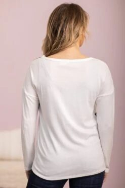 Off White And Black Lace Detail Top -Staccato Shop OffWhiteandBlackLaceDetailTop2